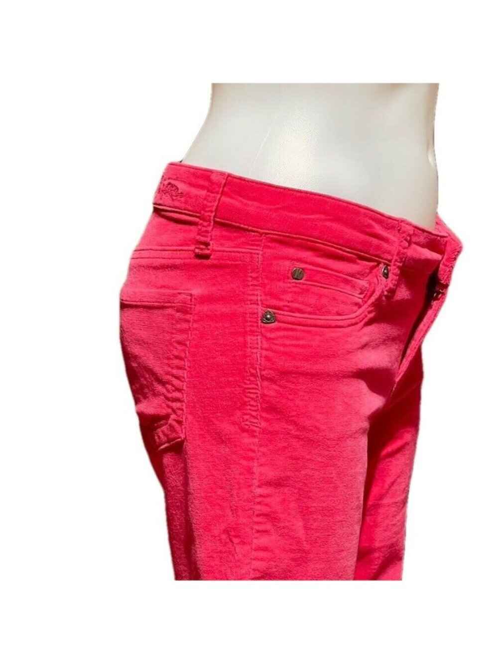 KUT from the Kloth Womens Red Corduroy Pants Size 6 - Picture 7 of 12